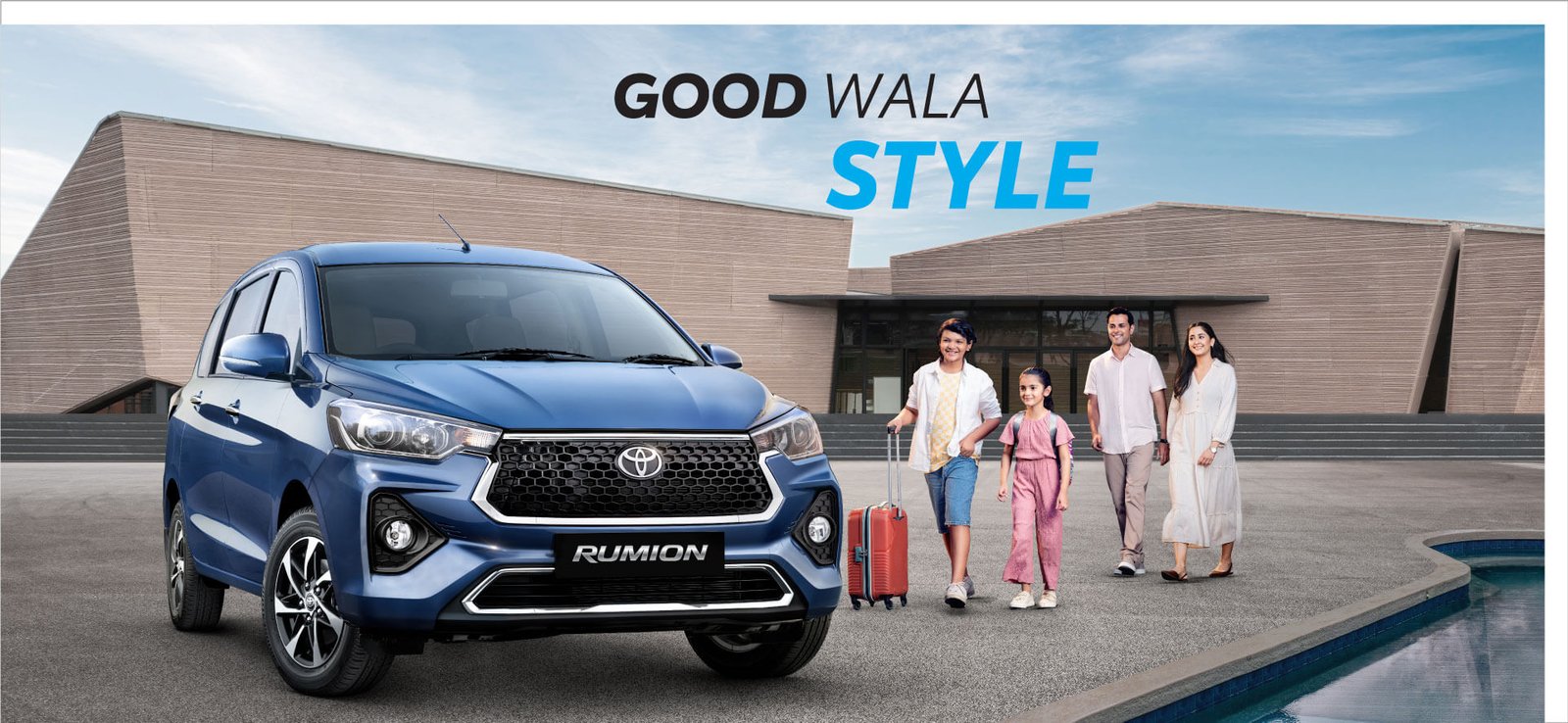 Luxury Rumion car lifestyle image showing modern design, spacious seating, and a comfortable driving experience in a premium Rumion car.