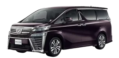 Premium Toyota Vellfire car stylish front profile, luxury 7 seater MPV, buy Vellfire car for spacious interiors and smooth performance